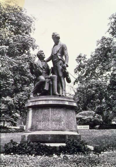 Statua commemorativa di Joseph Lanner e Johann Strauss il Vecchio da Austrian School